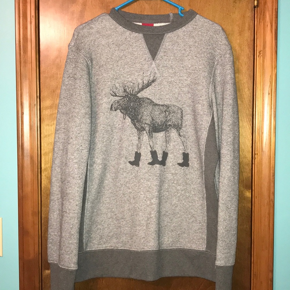 Moose in Boots Sweater